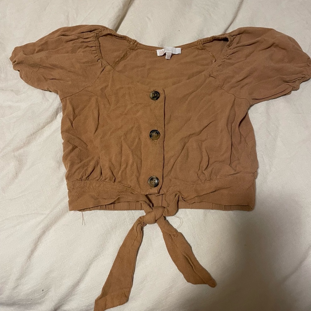 Girls Gianni Bini tie front top